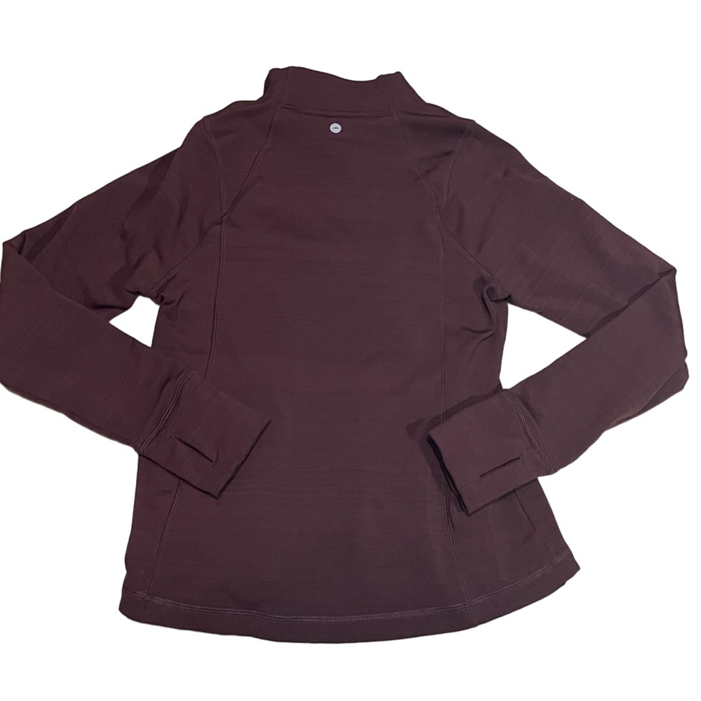 Women's Avia Long Sleeve burgundy lightweight pullover jacket! P - Picture 2 of 6
